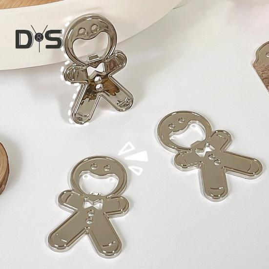 Otvírák na láhve Přenosný otvírák na pivo ve tvaru perníku s kreativním designem pro domácí bar a restauraci