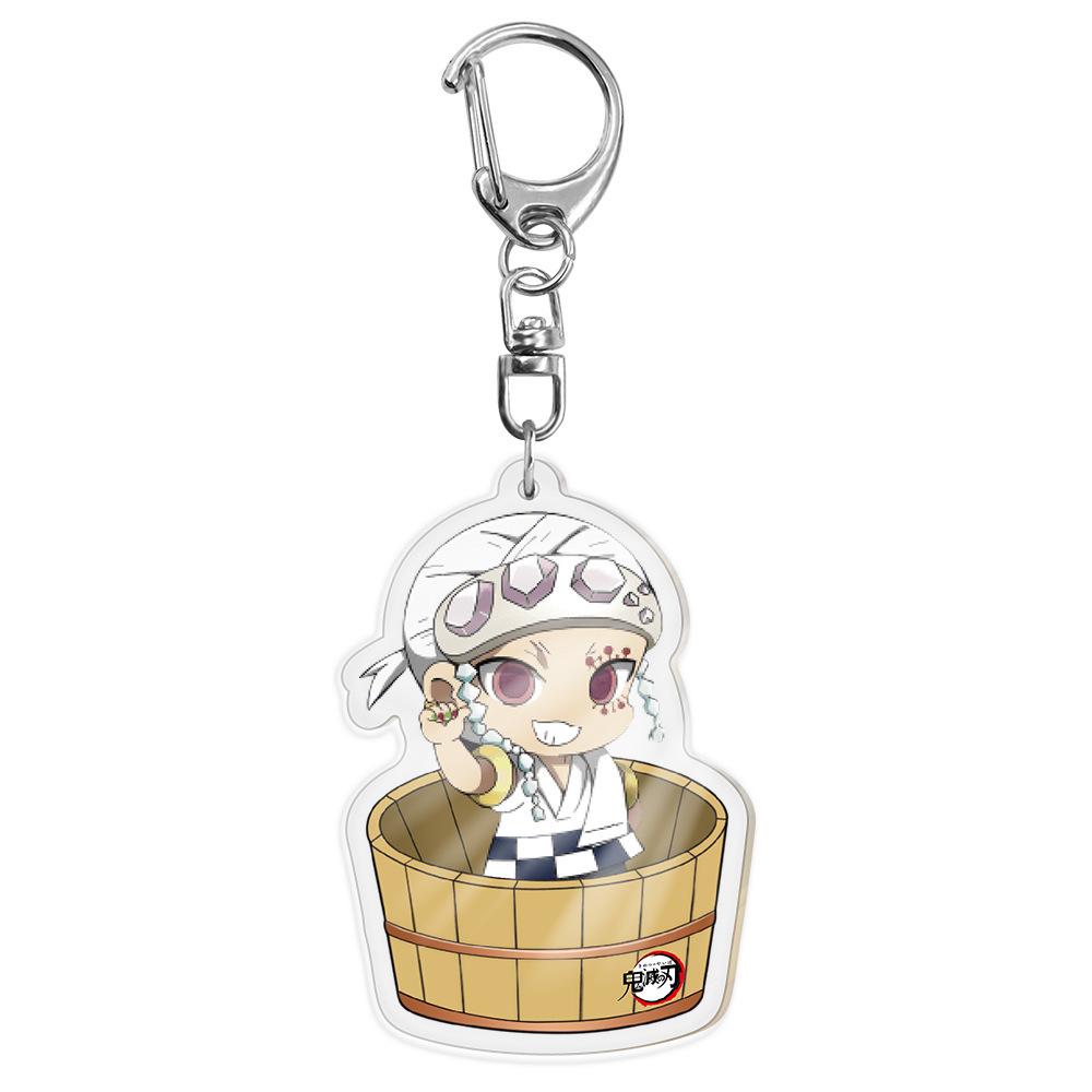 Demon Slayer Kimetsu No Yaiba Infinity Castle Acrylic Keychain Accessories Bag Charm Tokitou Muichirou Action Model Figure Playthings