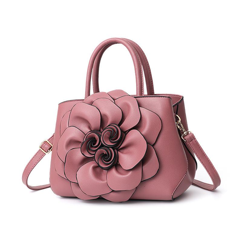 Women's Flower Handbag Shoulder Crossbody Bag,Cute Large Capacity Bag