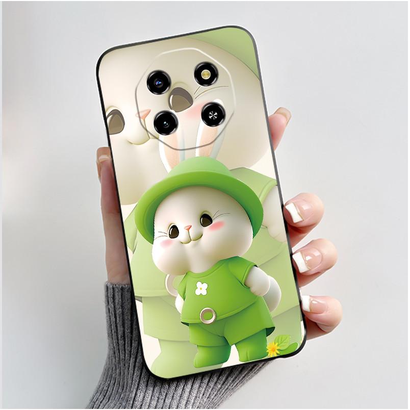 Soft TPU Phone Case For Blackview Shark 6 Cute Love Heart Rabbit Silicone Protective Cover For BLACKVIEW Shark6 5G Shell Funda
