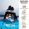 Sporting Cristal FC Club Badge Striped Graphic Print Flannel Blanket Soft Warm Throw Blanket for Sofa Bed Living Room
