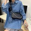 2023 Retro Korean-Style Versatile Crossbody Chain Bag for Women - Trendy Wide Band Shoulder Design