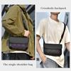 Fashiable Men's Shoulder Bag Diamd Grid Crossbody Bag Suitable for Casual Crossbody Bags Commuting Bags Mobile Phe Bags