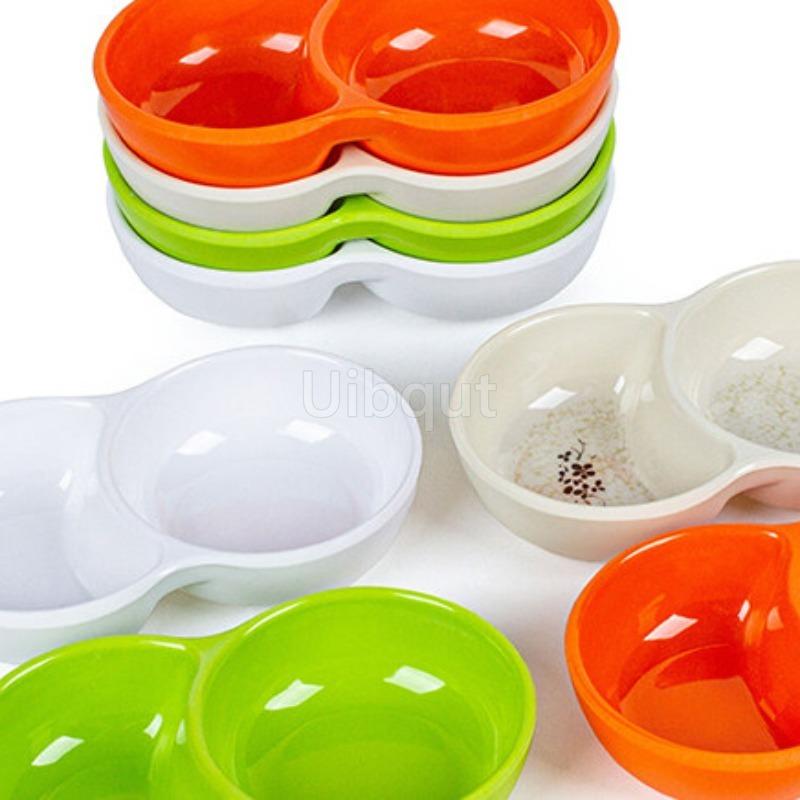 Melamine Hot Pot Sauce Dishes plastic Small Dipping Plates Self seasoning pepper wasabi Soy Sauce Vinegar Dish dressing bottle