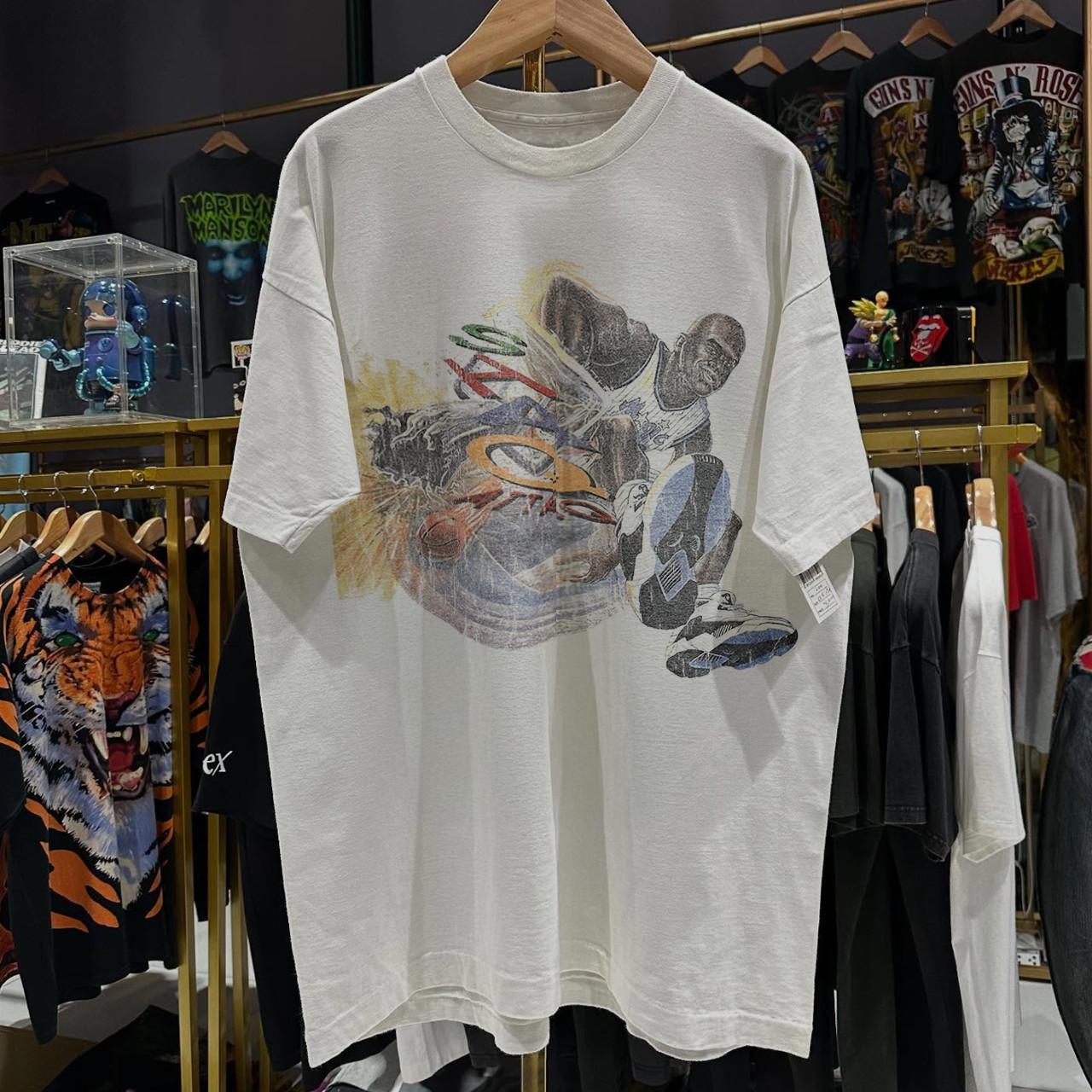 90s Shaq Attaq Rare T-Shirt White S 4XL