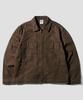 Perstep Oxford Cotton Work Jacket Brown Smot4684