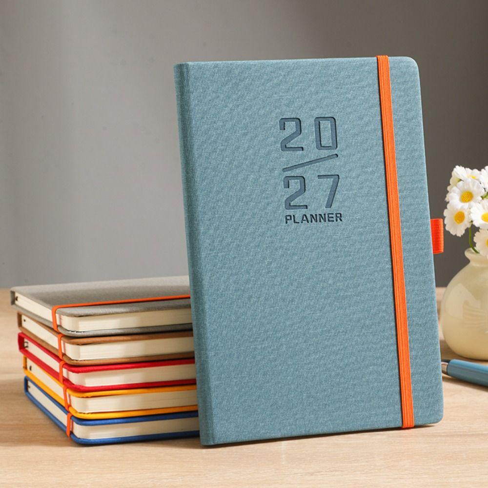 English A5 Agenda Planning Notebook 12 Months Office Work Planner Diary Writing Pads  Business
