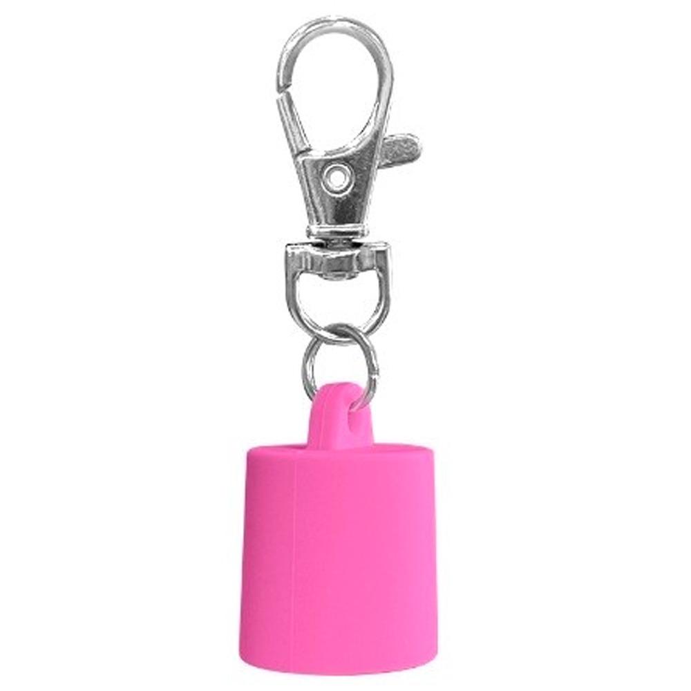 Portable Silicone Lip Balm Keychain Cap Bag Pendant Makeup Tool Accessories Lipstick Storage Cap Key Ring Lip Gloss Keychain Cap