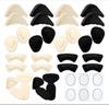 Forefoot Pad & Heel Sticker Set: Anti-Wear, Breathable, Half-Size Cushion with Toe Plug