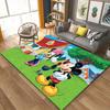 1 ks koberec Mickey a Minnie, protiskluzová podložka na podlahu, design kreslených postaviček, měkký samet, dekorace do místnosti, omyvatelný vnitřní koberec