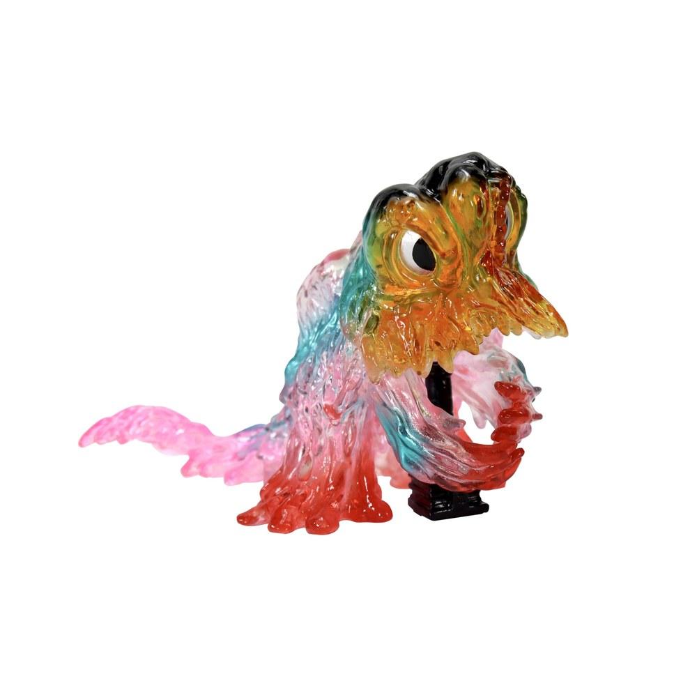 Cao Godzilla EX Middle Size Series Godzilla 2001 Smokestack Hedorah Psychedelic Clear PVC Painted Figure 90mm