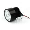 Phare de moto 12 V-85 V 20 W, blanc, super lumineux, 4 LED, projecteur de travail, feu antibrouillard, ampoules auxiliaires modifiées