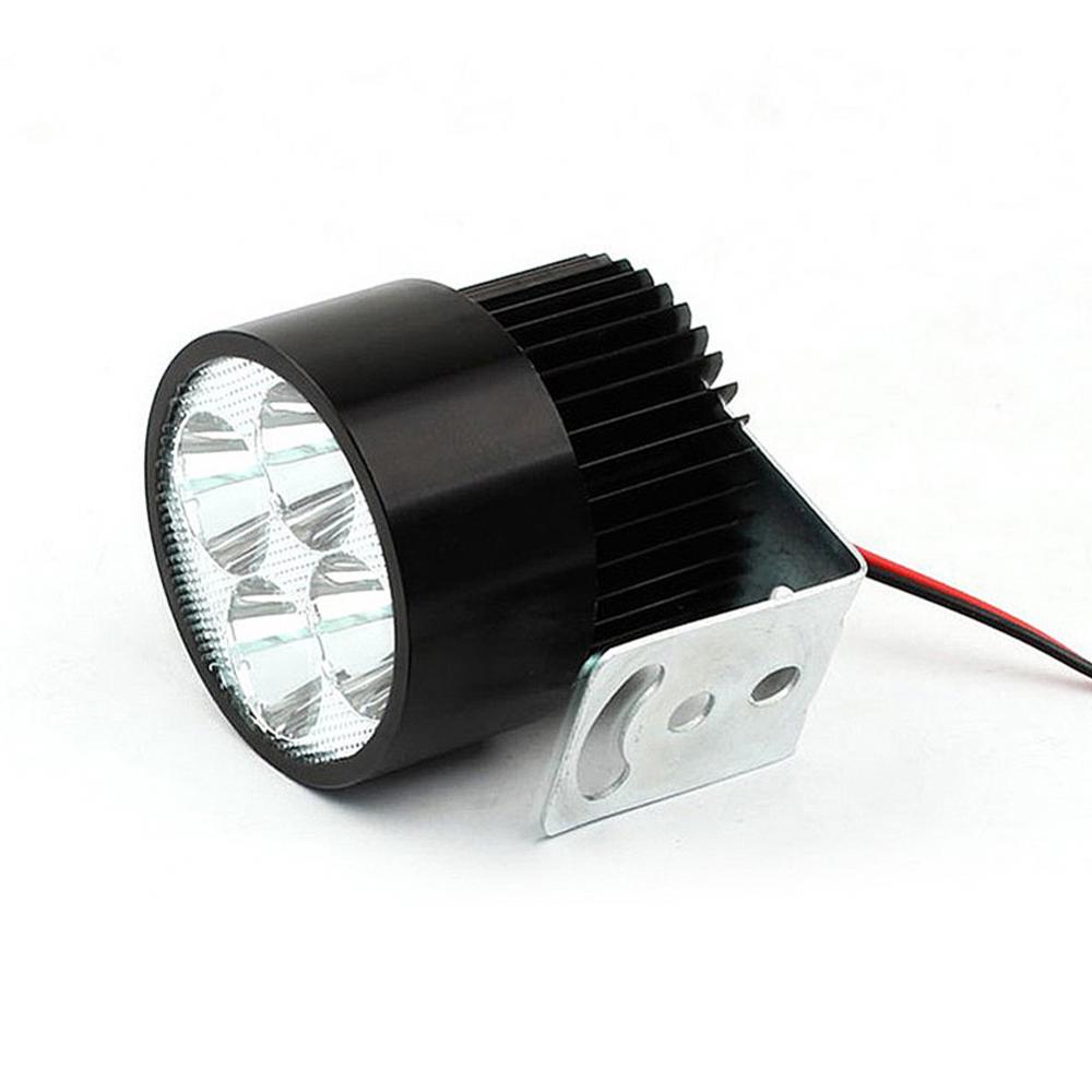 Motorcycle Headlight 12V-85V 20W White Super Bright 4LED Working Spotlight Motorbike Fog Lamp Modified Auxiliary Bulbs