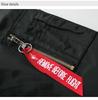 Plus Size Men's MA-1 Pilot Jacket - Sporty Stand-up Collar Casual Wear