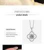 S925 Sterling Silver Four-Leaf Clover Necklace with Moissanite Pendant for Women - Colorfast Clavicle Chain, 1 Carat.