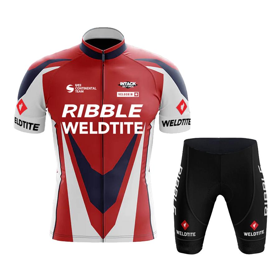 Cycling Jersey 2026 Team RIBBLE Men Cycling Set Racing Bicycle Clothing Suit Breathable Mountain Bike Clothes Sportwears