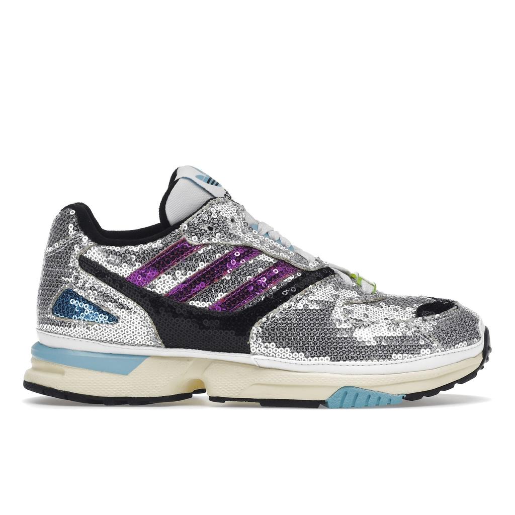 Adidas ZX 4000 Glitter Silver (Womens) Women Sneakers Blue Purple FY4826