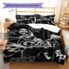 Ozzy Osbourne Pattern Bedding Quilt Set Quilt Cover Pillowcase Home Decoration Gift (1 * duvet cover + 2 * pillowcase, without core)