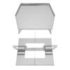 Stove Stand Base Outdoor Stainless Steel Wood Stove Stand Base Set Camping Portable BBQ Tool Set