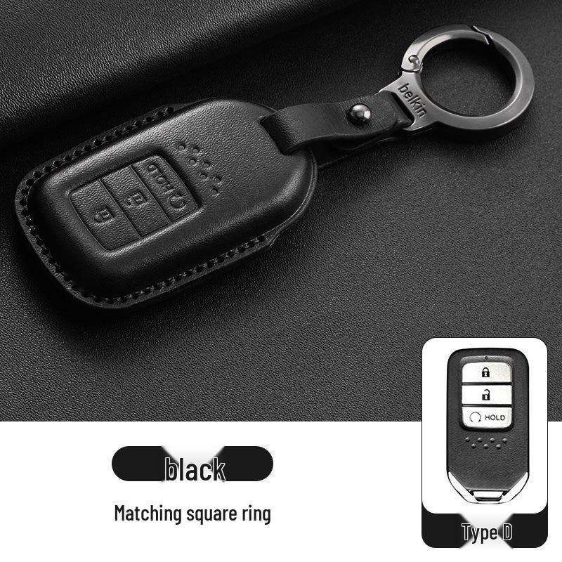 New Stylish Key Cover for Eleventh Generation Civic, CRV, Accord, XRV, HRV, Crown Road, Xingge, Haoying - Brown