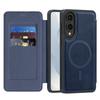 All-Inclusive Flip Case For Samsung Galaxy S25 Edge Magsafe Embossed PU Leather Card Slot Cash Pocket Soft Cover
