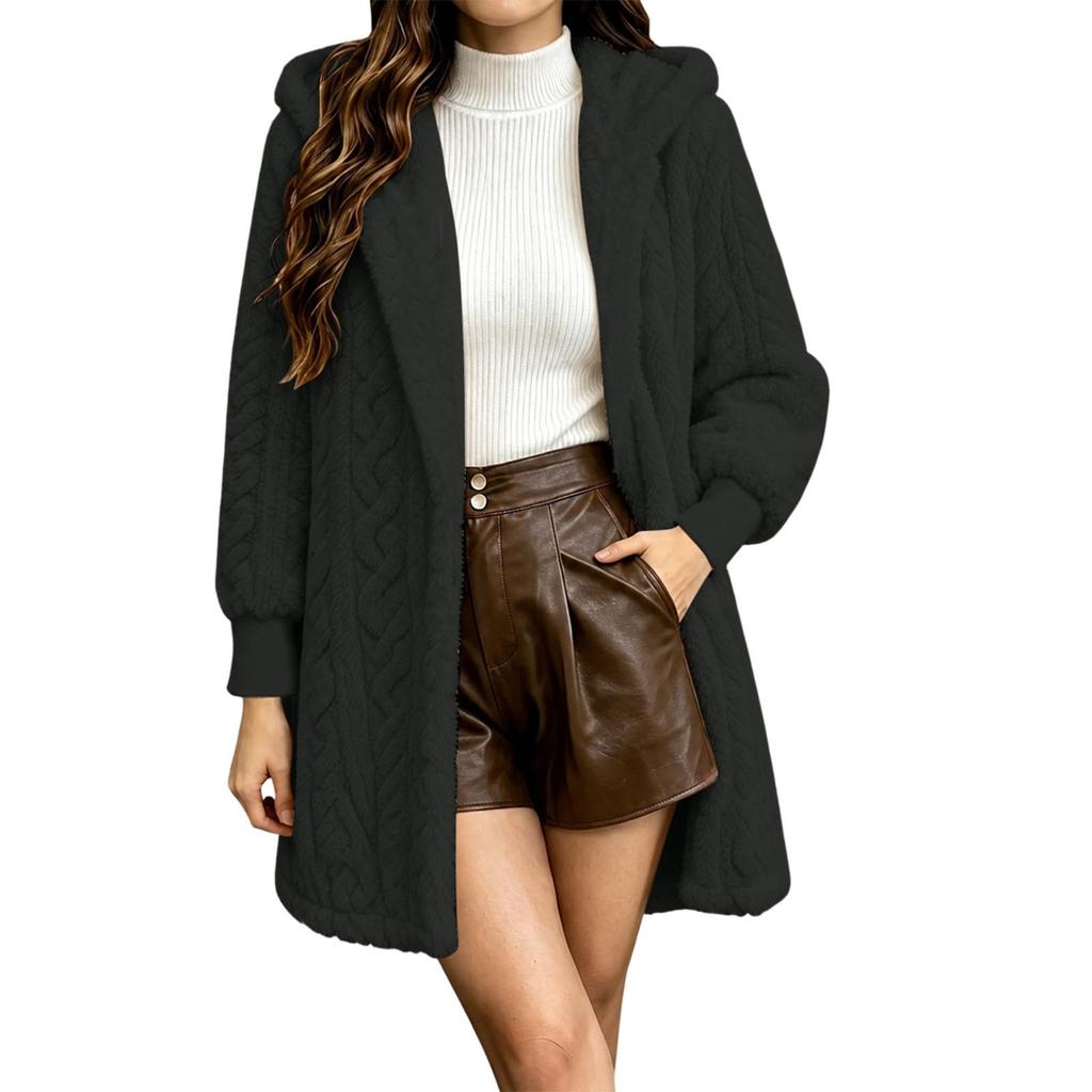 Women's Long Sleeve Loose Fit Fashion Jacket for Casual Wear