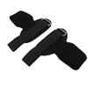 Lifting Wrist Straps Women Men Cowhide Weight Lifting Grips Anti Slip Gym Workout Straps for Deadlift Powerlifting Black