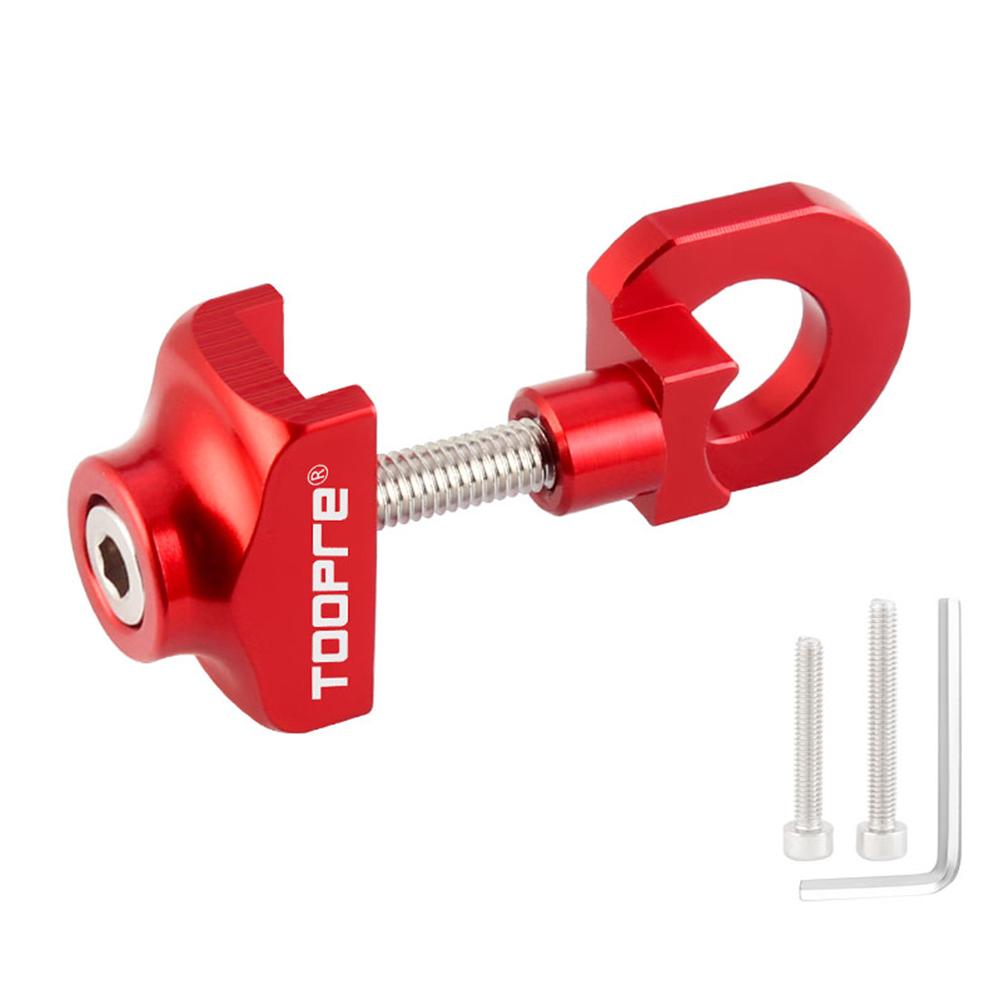 Bicycle Chain Adjuster Aluminum Alloy Bicycle Chain Fastener for BMX Fixie Bike Single Speed Bicycle красный