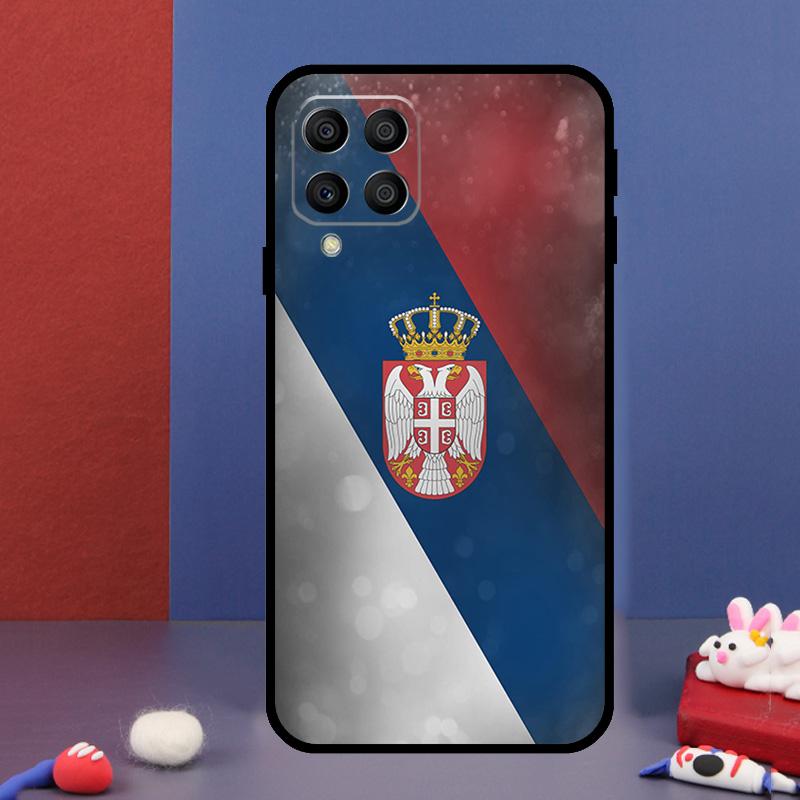 Flag of Serbia Serbian For Samsung Galaxy M14 M34 M54 M33 M13 M23 M53 M15 M55 M31 M51 M20 M30s M32 M52 Phone Case