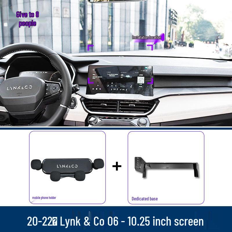 Lynk & Co 06 Car Phone Holder (2020-2024 Models) - Fixed Screen Support