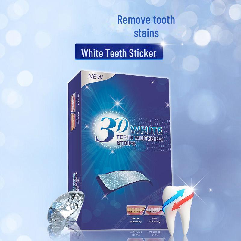 Schnelle Whitening-Aufkleber für Zähne: Entfernen Sie gelbe Flecken für ein schönes Lächeln