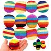 6pcs Hand Knitted Footbag Sack, Portable Woven Kick Sack Outdoor Leisure Game Toy