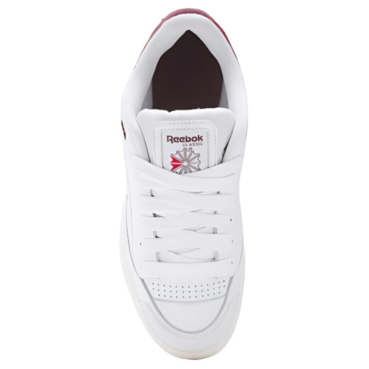 Reebok Club C Bulc White Classic Burgundy Unisex Sneakers Chalk 100032938