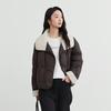 Elva' Island Women's Winter Lapel Down Jacket
