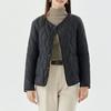 Navava Warm Fleece Lined Quilted Long Sleeve Lightweight Padded Jacket