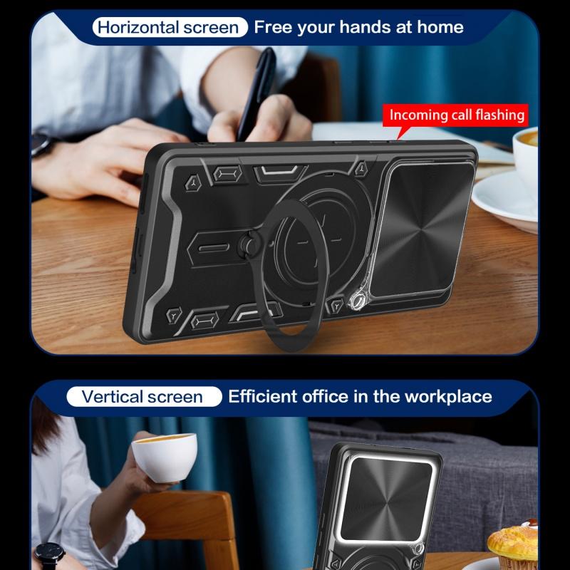 For OPPO Find X9 5G Case Magnetic Car Holder Ring Armor Phone Case For OPPO FindX9 5G Slide Lens Protect Cover