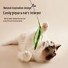 Foxtail Grass Cat Teaser Wand: Durable Long Rod Toy for Self-Play and Boredom Relief