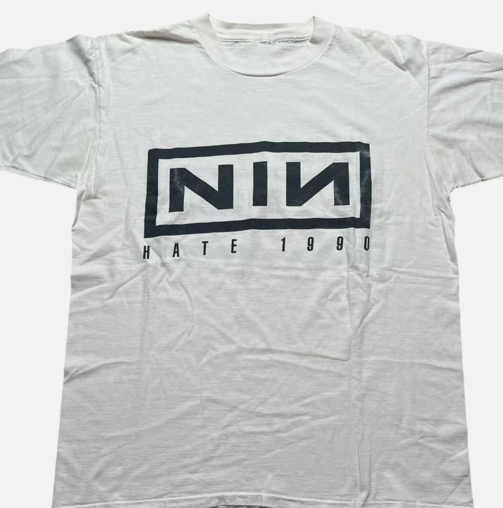 

НОВАЯ футболка Nine Inch Nails NIN You Get What You Deserve Hate 1990 Tour Переиздание XL