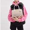 Coach Rowan 25 Logo Zip Closure Coated Canvas Shoulder Crossbody Tote Bag Medium Women Handbags Sand Chalk-White CV961-IMXDM