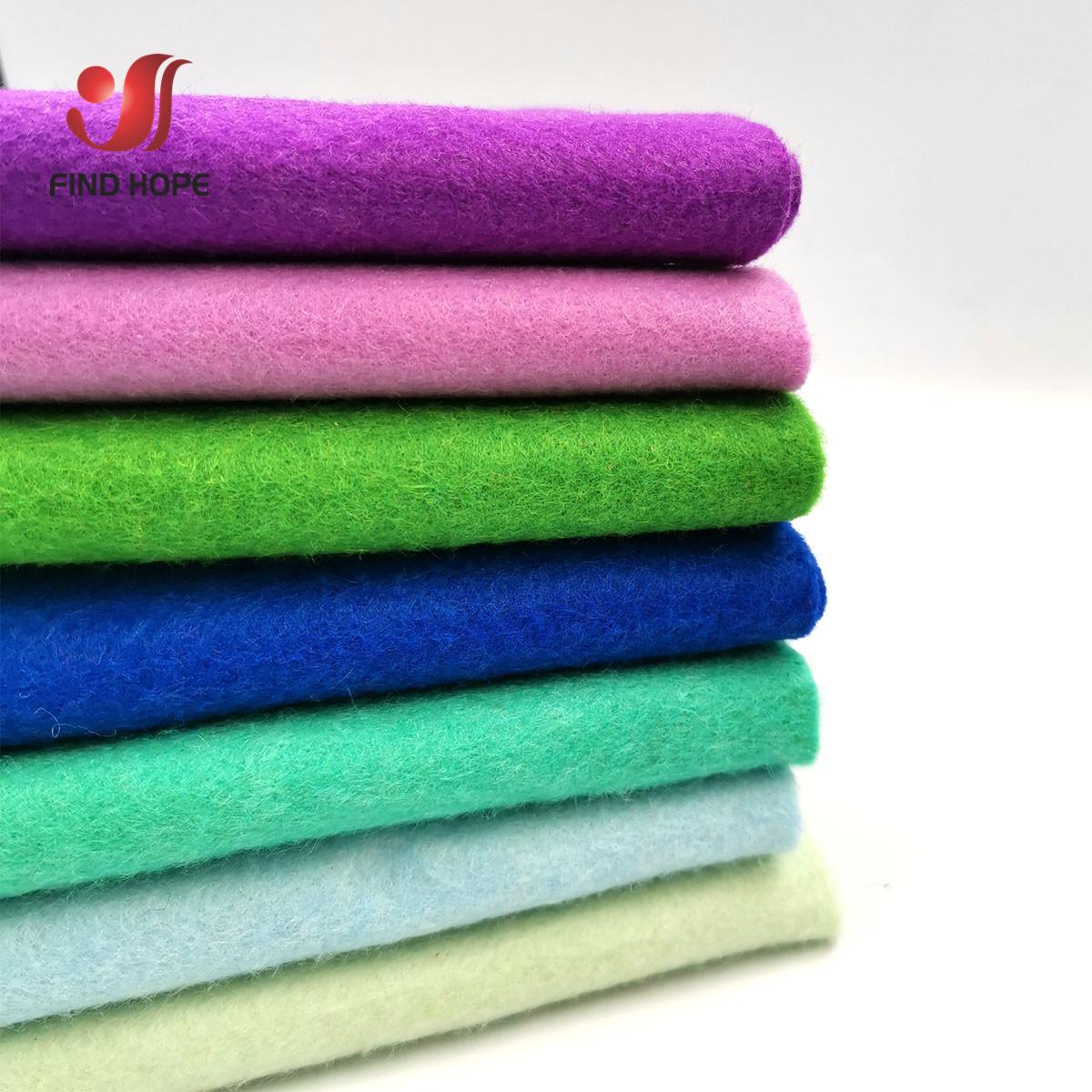 7 Rolls 20*90cm Soft Felt Fabric Non-woven Felt Fabric Sheet  DIY Sewing Dolls Crafts Material 1.4mm Thick 20x90cm