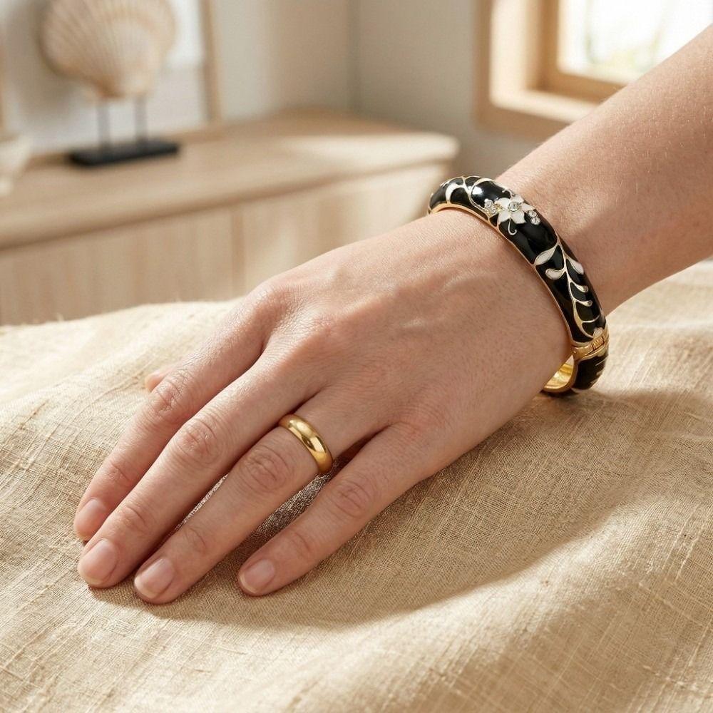 Traditional Vintage Cloisonne Bangle Colorful Women's Hand Bracelet Jewelry Gifts