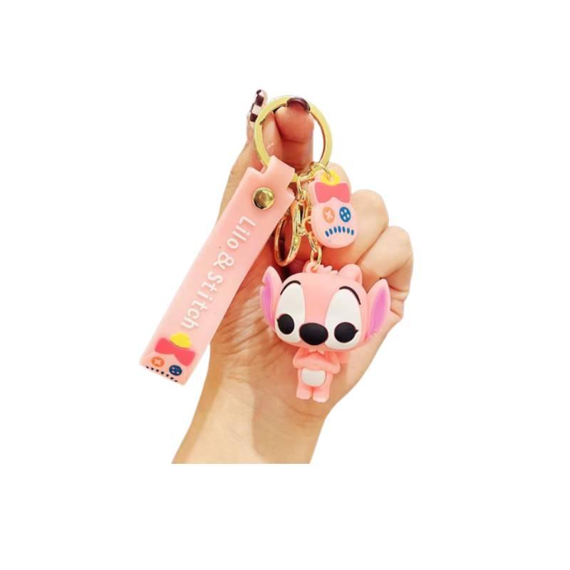 Cute Silicone Doll Keychain For Car And Bag Decoration