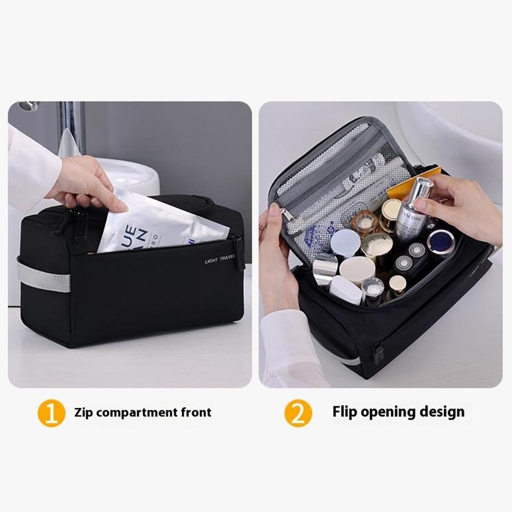 4038 For Men Portable Travel Toiletry Bag Oxford Cloth Waterproof Foldable Cosmetic Organizer,Size M