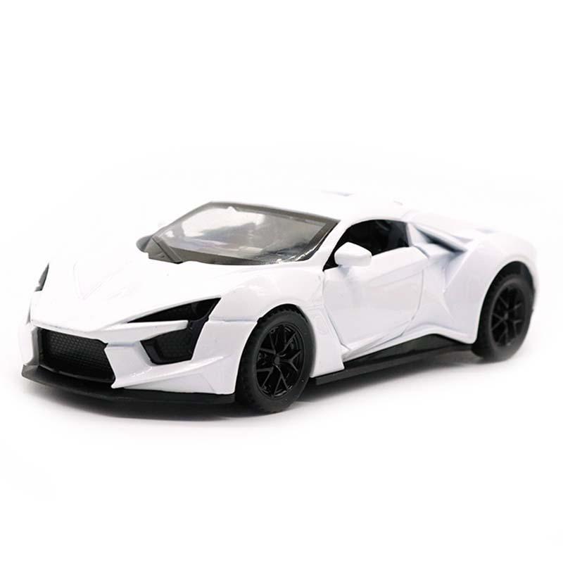 

1:32 Alloy Lyken Super Run Детская игрушечная модель Модель имитационного автомобиля Игрушечная модель автомобиля для мальчика белый