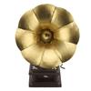 Model Gramofonu Vintage Żelazo Odporny na Erozję Retro Gramofon Gramofon Ornament Brąz