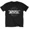 Hot Guns N Roses Band Retro Distressed Rock Loose Brand Oversized Loose Tshirt