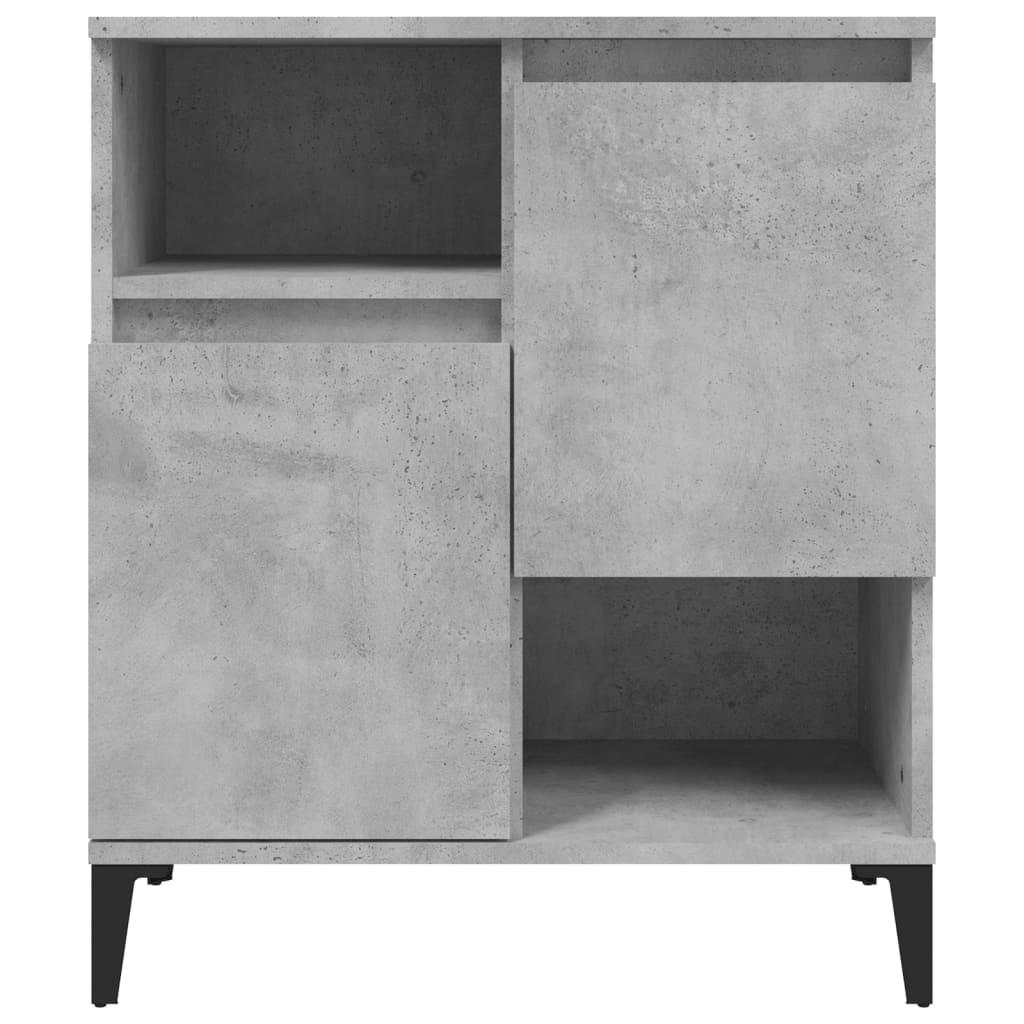 Vidaxl Komody, 3 Szt., Szarość Betonu, 60X35X70 Cm