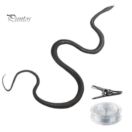 

1 комплект, игрушка для розыгрыша в виде змеи для гольфа с зажимом для четкой линии, имитация резиновой змеи на веревке, дразнящая друзей, хитрые реквизиты, дети, взрослые, кляп для вечеринки на Хэллоуин, подарок чёрный