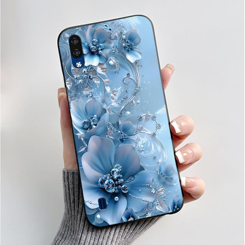 Phone Case For ZTE Blade A51 Lite / A5 2020 Casing Luxury Fashion Butterfly Flower Black Jelly Soft TPU Case Silicone Back Cover
