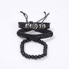 Leather Bracelet Diy Braided Bracelet Four-piece  Bracelet Joker Bracelet Women's